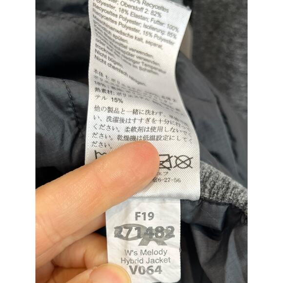 OUTDOOR RESEARCH Womens Size S Melody Hybrid Jacket Full Zip Black Gray - Picture 8 of 8